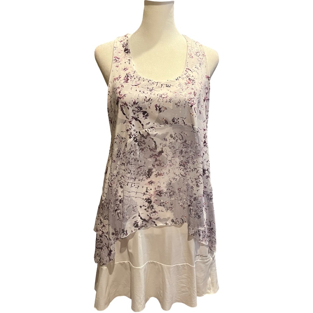 Floral Layered Sleeveless Dress by Denise Cornwall